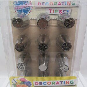 NEW! Sweetie Russian-Style Cake Decorating Tips - 12pc Set